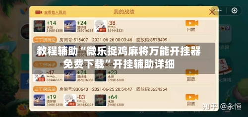 教程辅助“微乐捉鸡麻将万能开挂器免费下载”开挂辅助详细-第3张图片