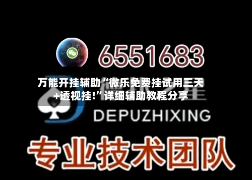 万能开挂辅助“微乐免费挂试用三天+透视挂!”详细辅助教程分享