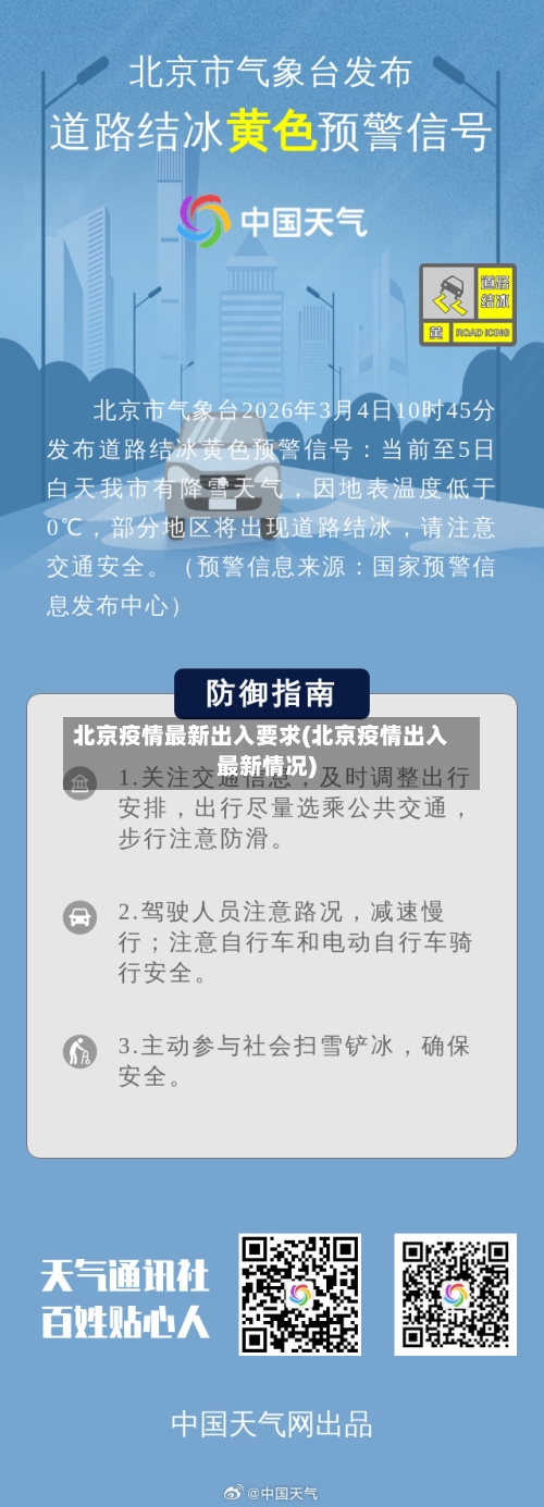 北京疫情最新出入要求(北京疫情出入最新情况)