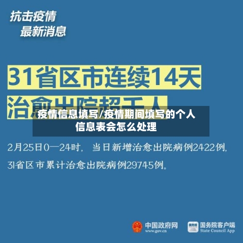 疫情信息填写/疫情期间填写的个人信息表会怎么处理-第2张图片