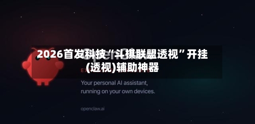 2026首发科技“斗棋联盟透视”开挂(透视)辅助神器-第2张图片