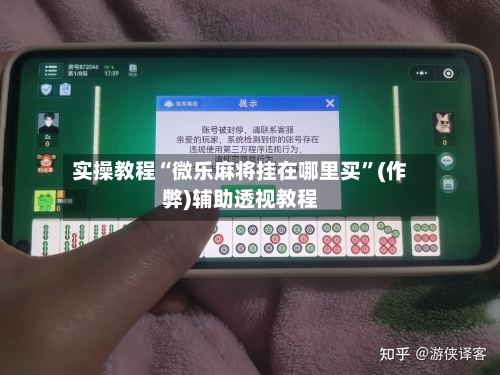 实操教程“微乐麻将挂在哪里买	”(作弊)辅助透视教程-第2张图片