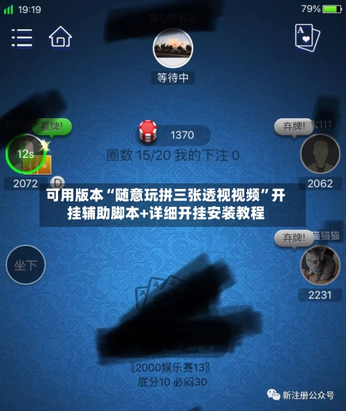 可用版本“随意玩拼三张透视视频”开挂辅助脚本+详细开挂安装教程-第2张图片