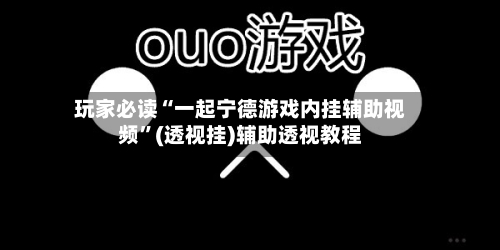 玩家必读“一起宁德游戏内挂辅助视频”(透视挂)辅助透视教程-第2张图片