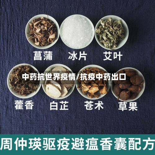 中药抗世界疫情/抗疫中药出口-第3张图片