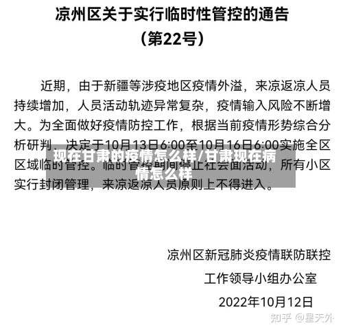 现在甘肃的疫情怎么样/甘肃现在病情怎么样-第2张图片