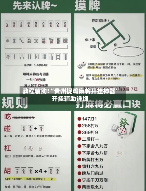教程辅助!“贵州捉鸡麻将开挂神器”开挂辅助详细-第3张图片