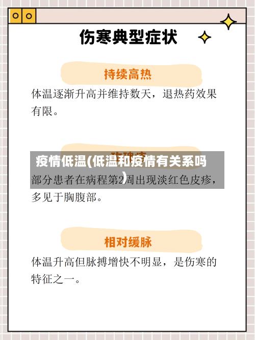 疫情低温(低温和疫情有关系吗)