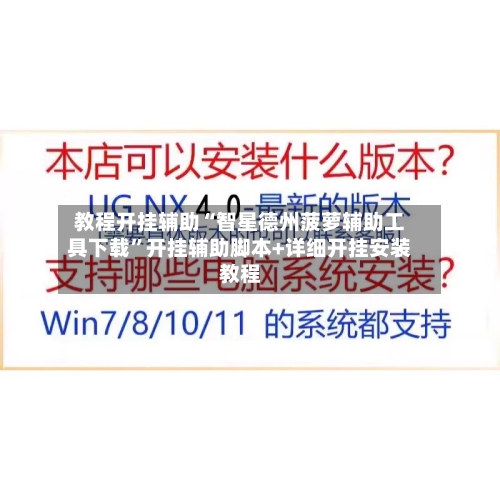 教程开挂辅助“智星德州菠萝辅助工具下载”开挂辅助脚本+详细开挂安装教程