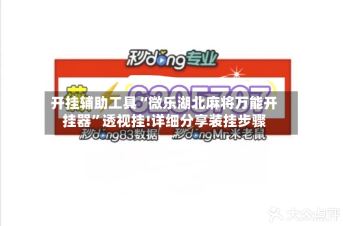 开挂辅助工具“微乐湖北麻将万能开挂器”透视挂!详细分享装挂步骤-第2张图片