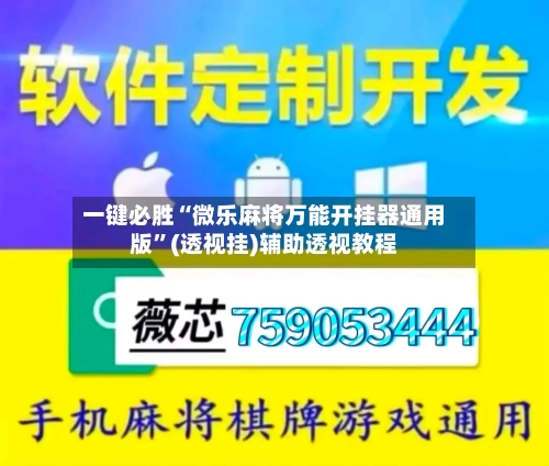一键必胜“微乐麻将万能开挂器通用版”(透视挂)辅助透视教程