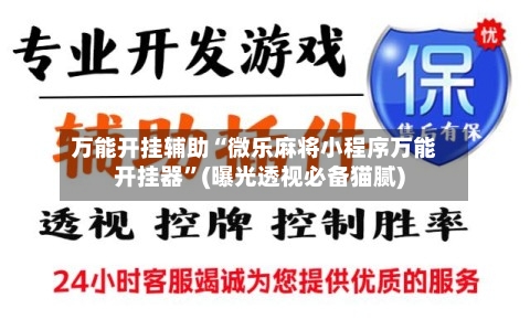 万能开挂辅助“微乐麻将小程序万能开挂器”(曝光透视必备猫腻)-第2张图片