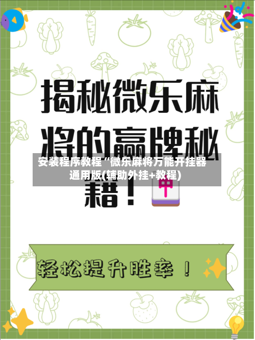 安装程序教程“微乐麻将万能开挂器通用版(辅助外挂+教程)