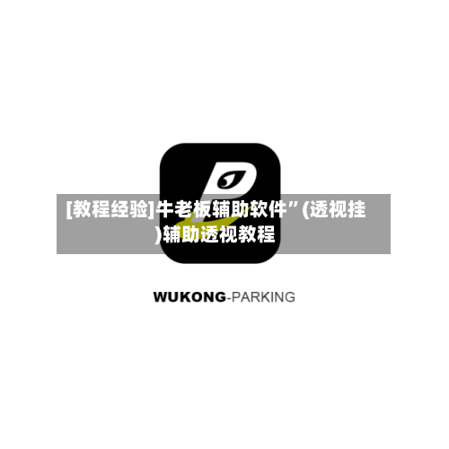 [教程经验]牛老板辅助软件”(透视挂)辅助透视教程