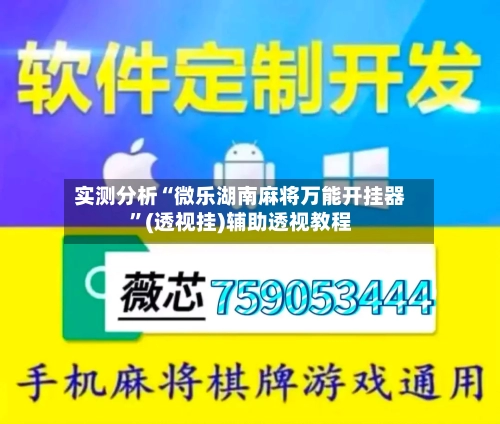 实测分析“微乐湖南麻将万能开挂器”(透视挂)辅助透视教程