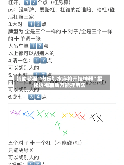 辅助教程“微乐划水麻将开挂神器”揭秘透视辅助万能挂用法