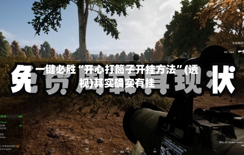 一键必胜“开心打筒子开挂方法	”(透视)其实确实有挂-第2张图片