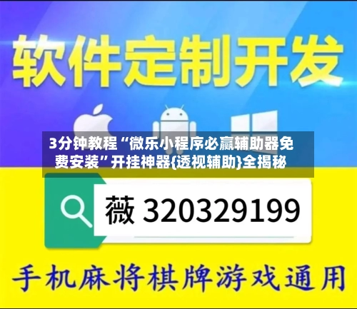 3分钟教程“微乐小程序必赢辅助器免费安装”开挂神器{透视辅助}全揭秘-第2张图片