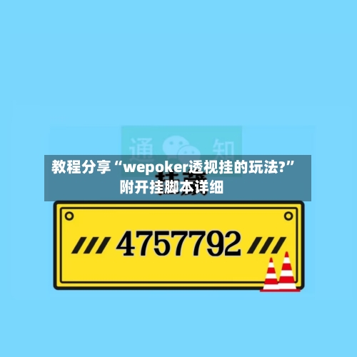 教程分享“wepoker透视挂的玩法?”附开挂脚本详细