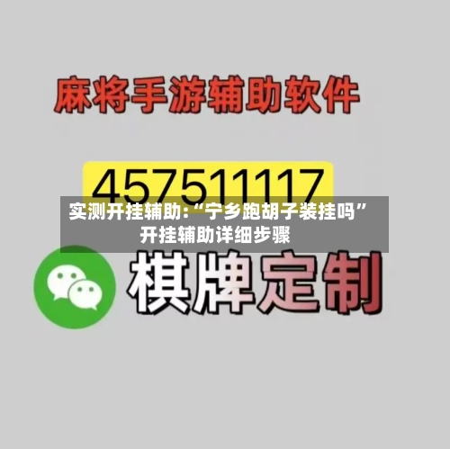 实测开挂辅助:“宁乡跑胡子装挂吗”开挂辅助详细步骤-第2张图片