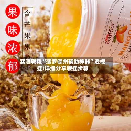实测教程“菠萝德州辅助神器”透视挂!详细分享装挂步骤-第2张图片