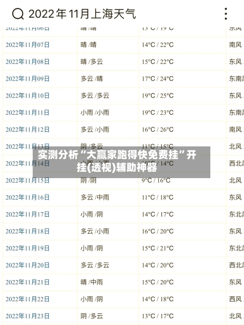 实测分析“大赢家跑得快免费挂”开挂(透视)辅助神器