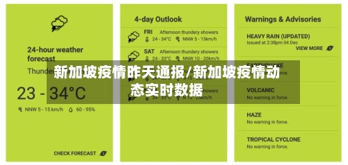 新加坡疫情昨天通报/新加坡疫情动态实时数据-第3张图片