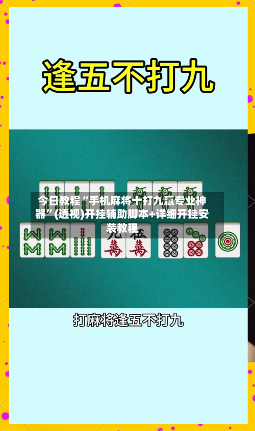 今日教程“手机麻将十打九赢专业神器	”(透视)开挂辅助脚本+详细开挂安装教程-第2张图片