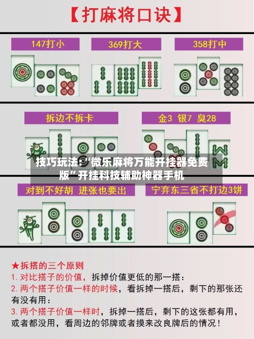 技巧玩法:“微乐麻将万能开挂器免费版”开挂科技辅助神器手机-第3张图片