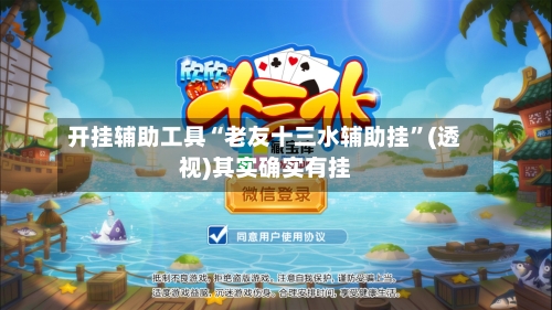 开挂辅助工具“老友十三水辅助挂”(透视)其实确实有挂-第3张图片