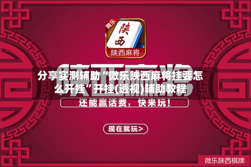 分享实测辅助“微乐陕西麻将挂要怎么开挂”开挂(透视)辅助教程