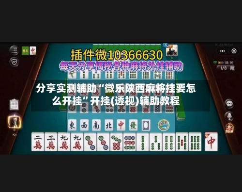 分享实测辅助“微乐陕西麻将挂要怎么开挂”开挂(透视)辅助教程-第2张图片