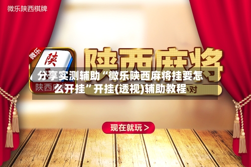 分享实测辅助“微乐陕西麻将挂要怎么开挂”开挂(透视)辅助教程-第3张图片