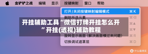开挂辅助工具“微信打牌开挂怎么开”开挂(透视)辅助教程-第3张图片