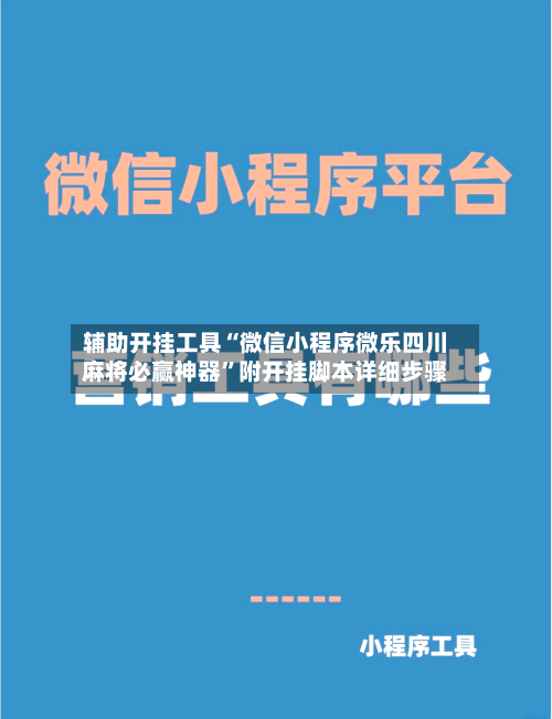 辅助开挂工具“微信小程序微乐四川麻将必赢神器”附开挂脚本详细步骤-第2张图片