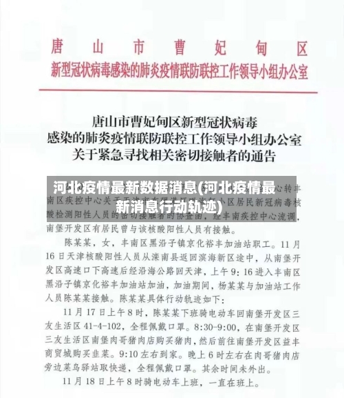 河北疫情最新数据消息(河北疫情最新消息行动轨迹)