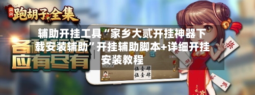 辅助开挂工具“家乡大贰开挂神器下载安装辅助”开挂辅助脚本+详细开挂安装教程