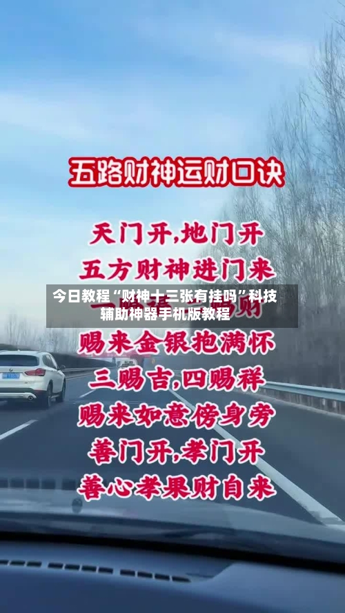 今日教程“财神十三张有挂吗”科技辅助神器手机版教程