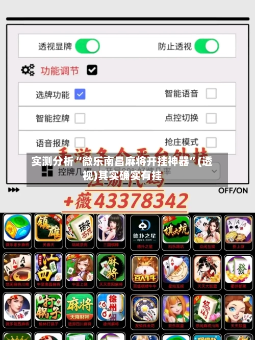 实测分析“微乐南昌麻将开挂神器”(透视)其实确实有挂-第2张图片