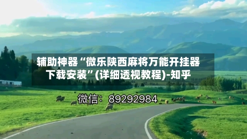 辅助神器“微乐陕西麻将万能开挂器下载安装”(详细透视教程)-知乎