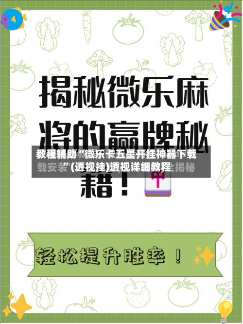教程辅助“微乐卡五星开挂神器下载”(透视挂)透视详细教程