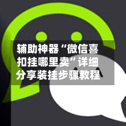 辅助神器“微信喜扣挂哪里卖”详细分享装挂步骤教程-第2张图片